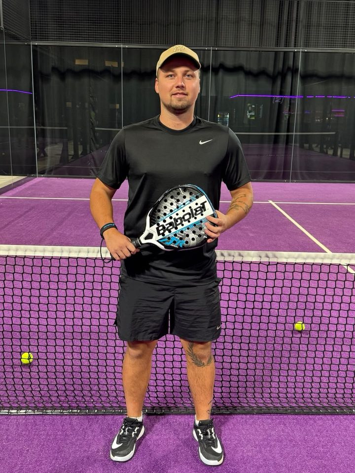 Štěpán Holý – trenér padelu v Padel Lety Berounka